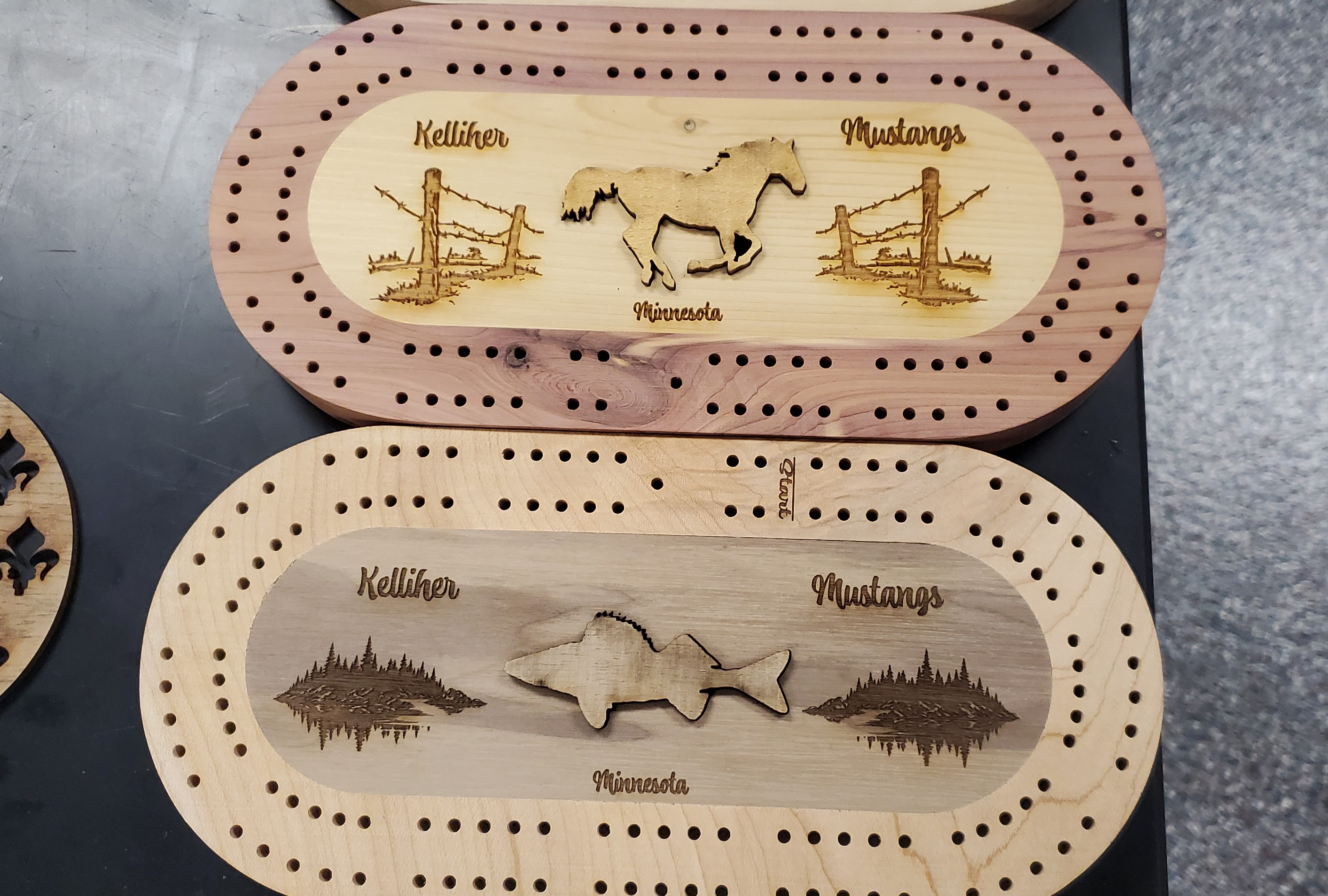 2025 Kelliher High School - Cribbage Board 2